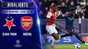 Highlights | Slavia Praha vs Arsenal | Vòng 4 | UEFA Champions League 25/26