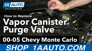 How to Replace Vapor Canister Purge Solenoid 2000-05 Chevy Monte Carlo