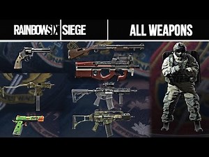 Rainbow 6 Siege - All Weapons/Camo/Operators/Gadgets (SHOWCASE) Including Skin DLCs