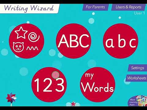 How to use the Writing Wizard app to support fine motor skill development