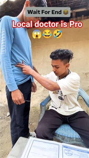 Local doctor is Pro 🤣😂☠️😱 #trending #funny #reels #comedy #shortsfeed #shorts