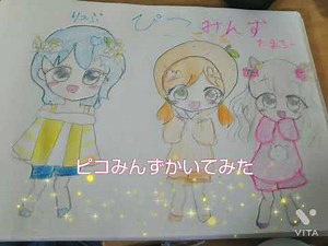 ピコみんず書いてみた
