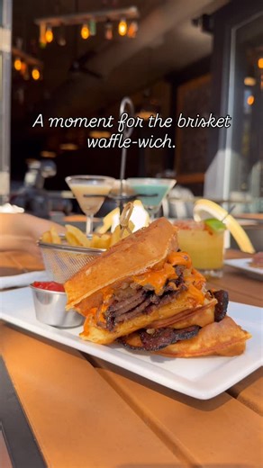11 reactions | Meet the Brisket Waffle-Wich: where sweet meets savory 襤劉數. | Ale Mary's Royal Oak | Facebook