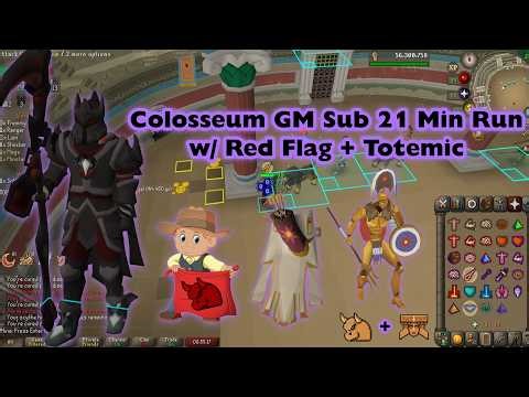 Colosseum Relaxed Sub 21 Minute Example Run w/ Totemic + Red Flag - Speed-runner CA - OSRS