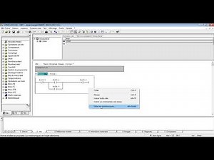 simatic step7 temporisateur ton programmation en LADDER, démarrage étoile triangle 1 sens. par 4