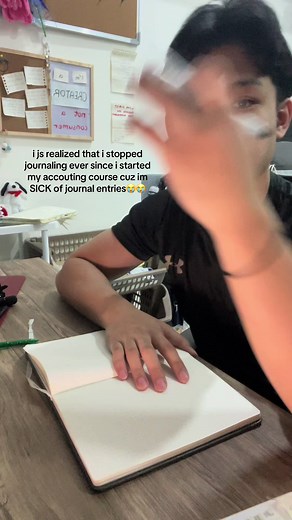 Accountancy Student Struggles with Journaling | BSA Course Stress