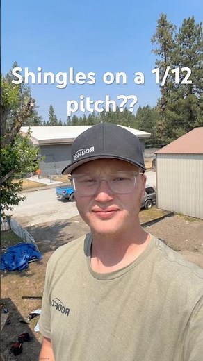 Can Shingles Be Installed on a 1/12 Roof? Rathdrum Roofing Project