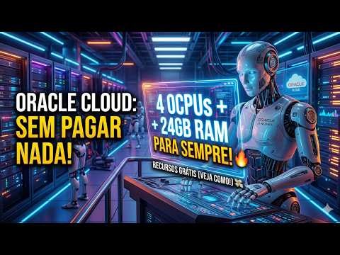 Como ter 4 OCPUs e 24GB de RAM para sempre na Oracle Cloud (Sem pagar nada!) 💸
