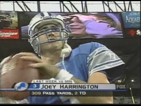 2002 NFL Wk 7 Chicago Bears @ Detroit Lions; Fox