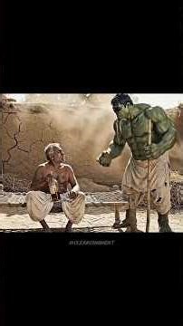हुल्कू रे तू क्या क्या बनेगा रे रे 🤣😂 #hulk #aishorts #commentreading #youtubeshort #short
