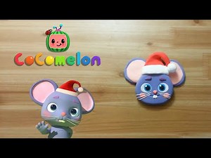 Christmas cocomelon MOMO clay cracking making 크리스마스 코코멜론 모모 클레이로 만들기