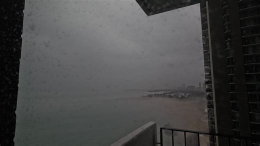 GOOD MONDAY MORNING ALL! What a difference a day makes! A POWERHOUSE WINTER STORM, a near "bomb cyclone", has brought Chicago it's biggest rain over the past 36 hours in 132 days--that's in more than 4.3 months----in addition to jarring temp changes. Backwash snow showers are sweeping the area along with wind gusts as high as 45 mph in the area as the day gets underway. The storm responsible sits, with a 981 mb (28.97") central pressure, just north of Lake Huron and is northeastbound. But its ma