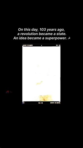 Socio sapiens | 103 Years of the USSR ☭ The story of the Soviet Union begins not with borders, but with belief. In October 1917, amid war, hunger, and the... | Instagram