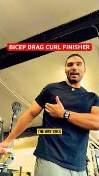 Cable Drag Curls Finisher for Bigger Biceps