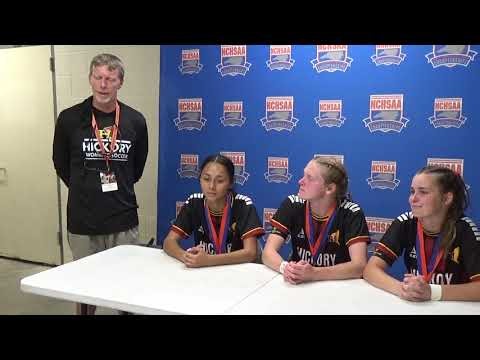 Press Conference: Hickory girls soccer breaks down first state title after winning 6A