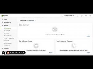 Clover Dashboard - Finding Your Daily Sales Report