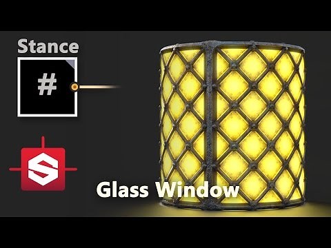 Glass Window - Substance Designer Material Breakdown