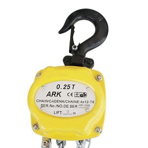 0.25t De Chain Block 1 Ton – Manual Chain Hoist with Hook for Lifting & Rigging