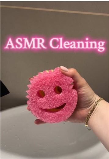 ASMR Cleaning 🩷 #cleantok #satisfying #asmr #asmrsounds #asmrcleaning #clean #cleantokromania #curatenie #scrubmommy #washing #resetwithme #cleaningproducts #motivation #pinkstuff #fairy #toiletclean @The Pink Stuff @Scrub Daddy