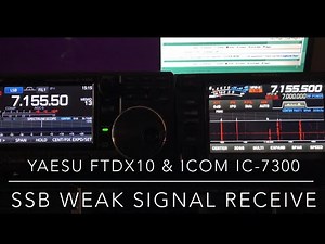 FTdx10 & IC-7300: SSB Weak Signal RX (Video #17 in this series) #hamradio #ftdx10 #ic7300