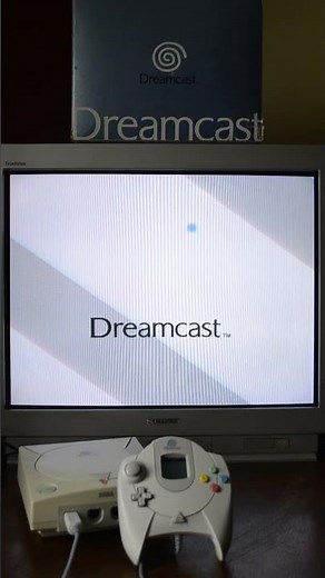 Dreamcast Logo Startup CRT TV Sony Trinitron