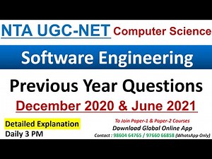 Software Engineering PYQ for NTA UGC NET | Computer Science Important MCQ for NET Exam 2023