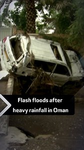 7.6K views · 77 reactions | Watch: Flash floods sweep through parts of Oman after heavy rainfall. At least 17 people have been killed, according to officials. Read more: https://ara.tv/n8ezb | Al Arabiya English | Facebook