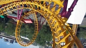 Boomerang front seat on-ride HD POV Elitch Gardens-0