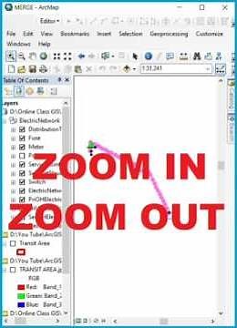 Zoom In and Zoom Out in ArcGIS