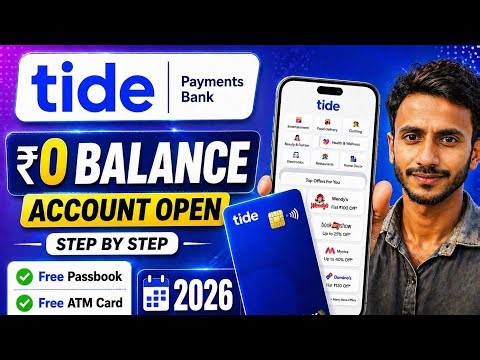 Tide account opening process | Tide business account | Tide business account kya hai