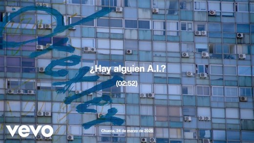 Jorge Drexler - ¿Hay alguien A.I.? (Lyric Video) | Candelaria Durruty