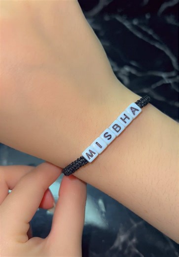 Personalize Your Beaded Name Bracelet Today!