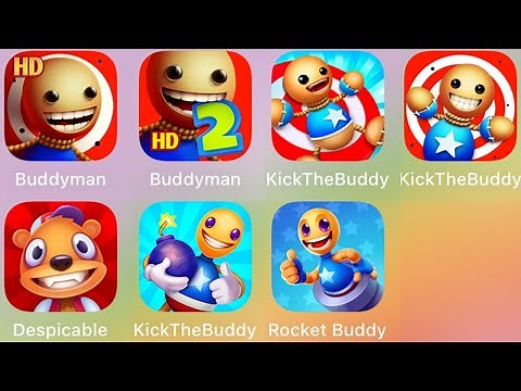 Kick the Buddy 2 vs Despicable Bear vs Buddyman Kick 2 vs Kick the Buddy Forever vs Rocket Buddy