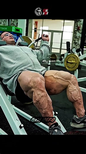 BRO UNLOCKED ALIEN LEGS 🥶this is insane #gymshorts #bodybuilding #legday #monster #shorts #shock