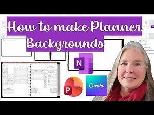 How to make a planner background to use for my 2026 OneNote Planner