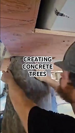 How i Make Trees out of concrete