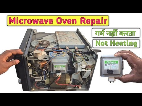 Microwave Oven Repair / How to Repair Microwave Oven Not Heating Problem - Magnetron Replacement