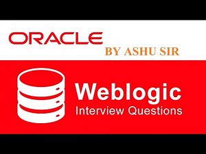 WebLogic server Interview Questions and Answers ||www.java64bit.com|by Ashu sir