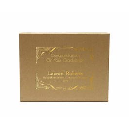 Personalised Graduation Gift Box Elegant Craft