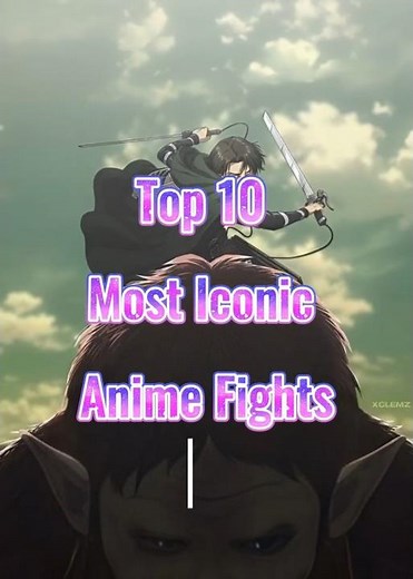 Top 10 Most Iconic Anime Fights🤯🔥 | Best Anime Battles #shorts