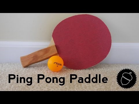How to Make a Ping Pong Paddle | With Free Templates!