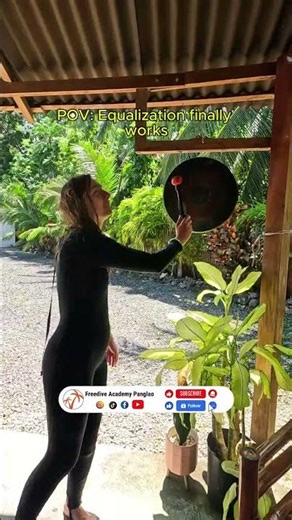 POV: Equalization finally works | Freedive Academy Panglao