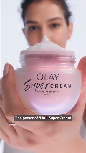 New Olay Super Cream | The power of five skin benefits one