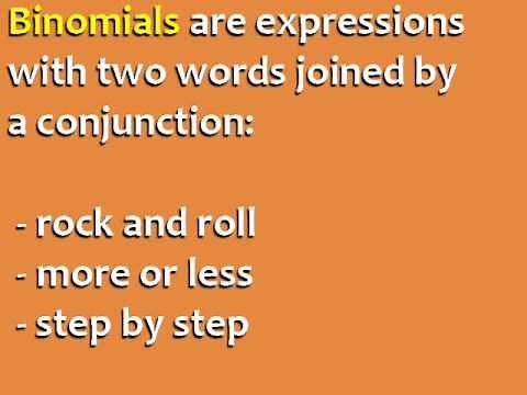 10 Common Binomial Expressions in English