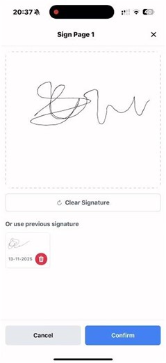 Sign Documents with ScanDoc App