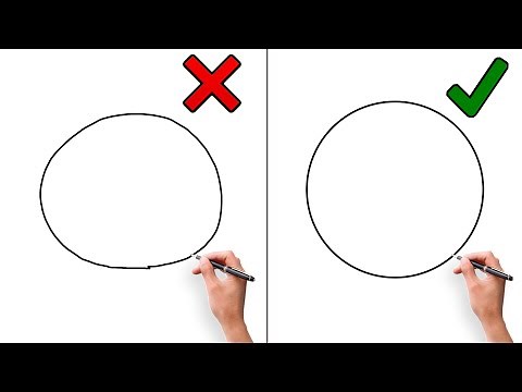 How to draw a perfect circle hack - Paintastic Arts