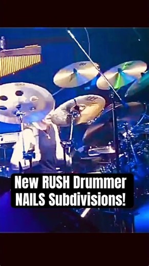 Anika Nilles, RUSH’s new drummer, nailed “Subdivisions” the first week of the tour!