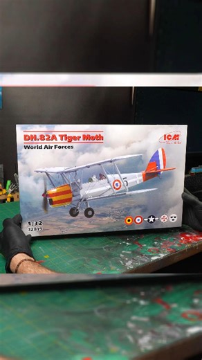 3.2K views · 52 reactions | Kit review “DH.82A Tiger Moth, World Air Forces” Model: 32019 Scale: 1/32 #scalemodelling #ICM #militarymodeling #scalekit #modelism | ICM plastic model kits | Facebook