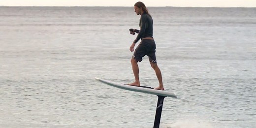 The eFoil surfboard lets you fly above the water