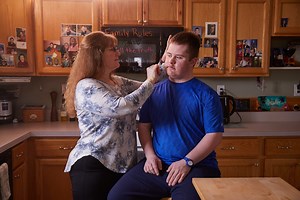 Anthony is as active as any 20-year-old, taking part in bowling, karate, community service and much more. But, like many others diagnosed with Down syndrome, extra help and patience is required from his mother, Dorothy. Some activities require a helping hand, especially shaving– a task Dorothy never felt confident performing on Anthony until TREO. Its extra control and safety comb took the fear out of shaving, adding some ease to Dorothy’s daily challenges. Learn more and purchase at www.Gillett